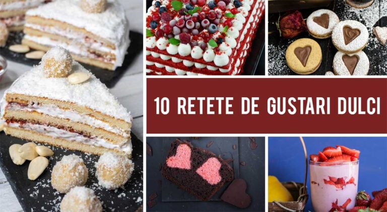 10 Retete de gustari dulci care iti vor incanta persoana iubita