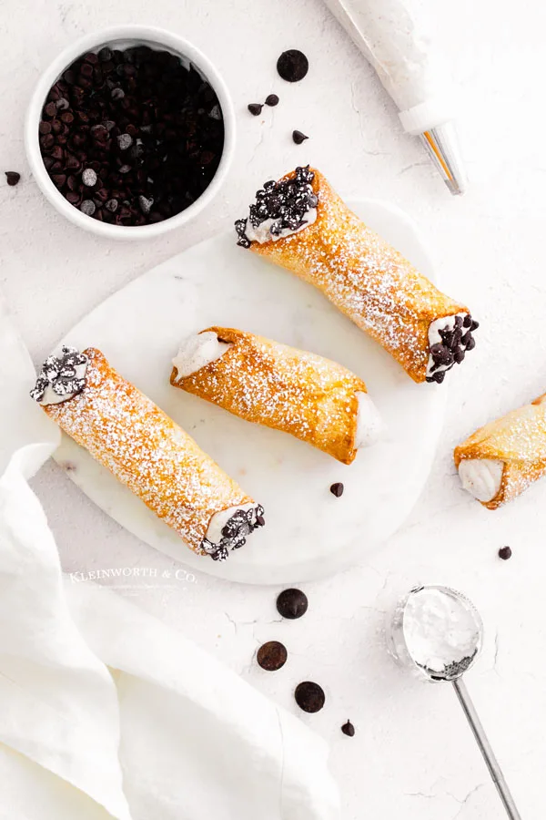 Air Fryer Cannoli