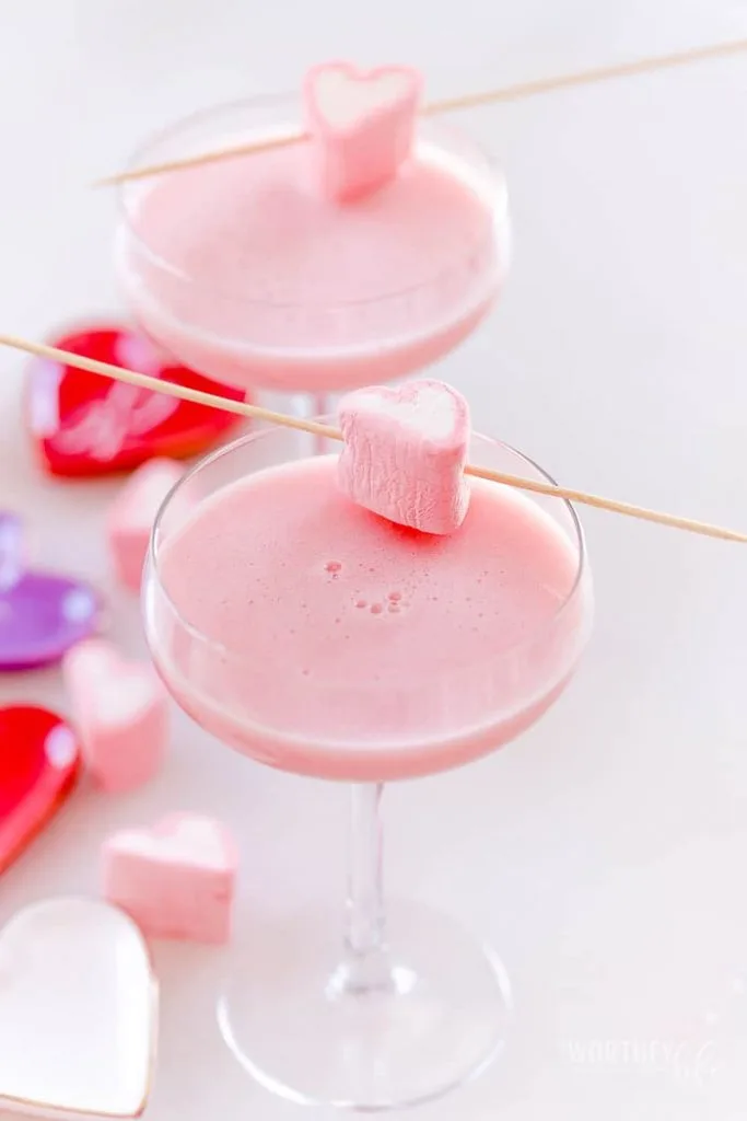 Raspberry Pina Colada Cocktail