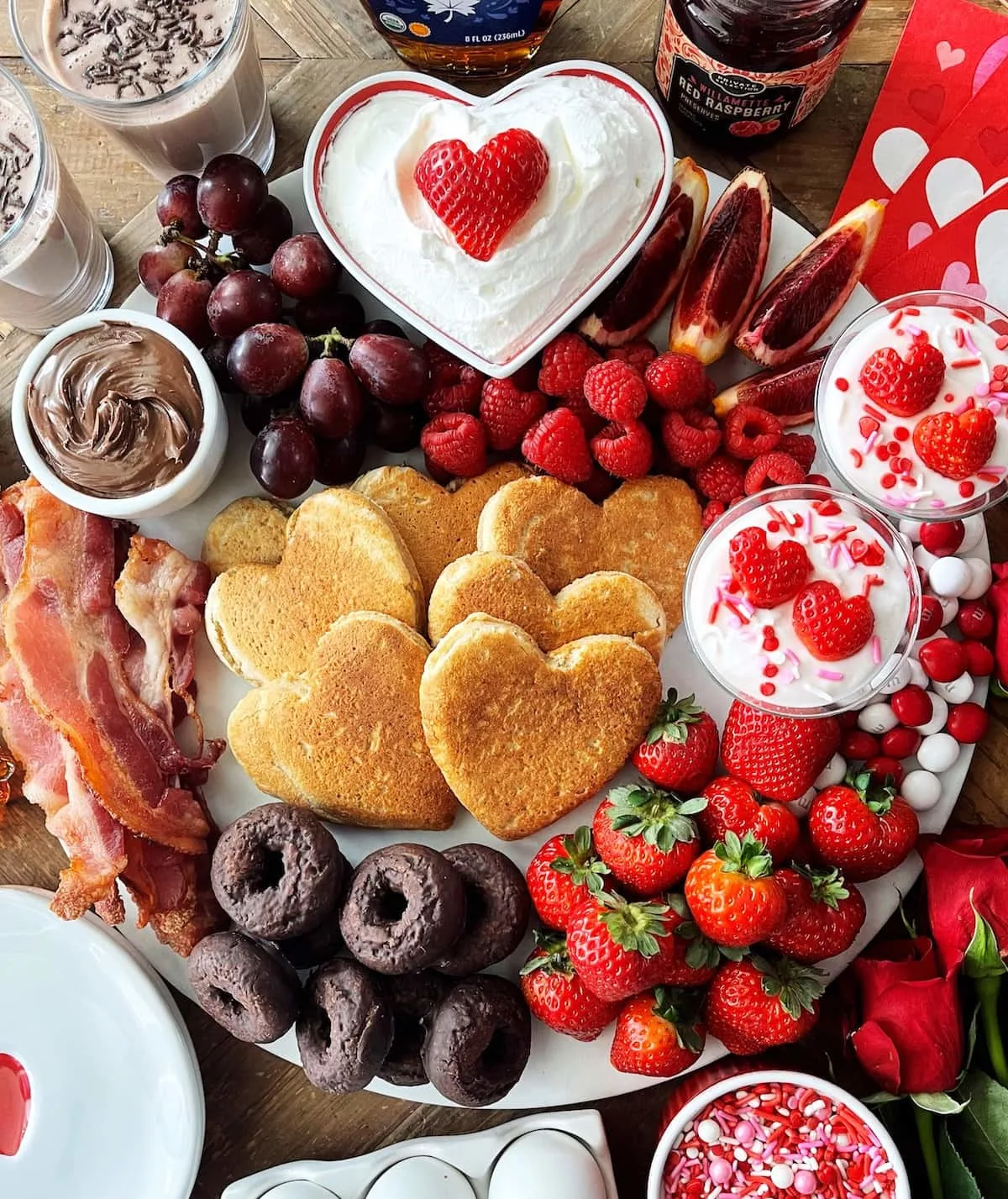 Valentine's Day Breakfast Board 
