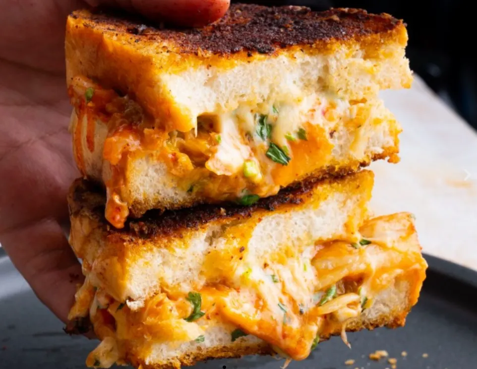 Kimchi Grilled Cheese Sandwich