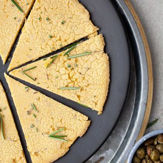 socca chickpea flatbread