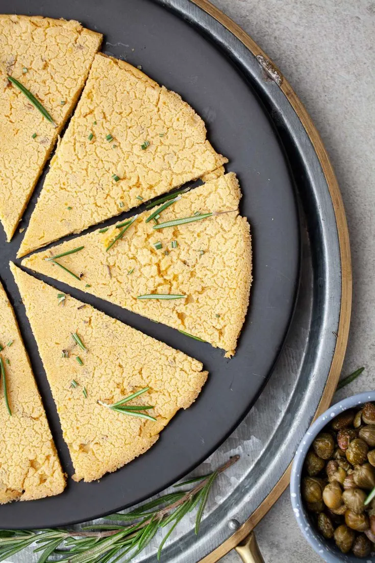 socca chickpea flatbread