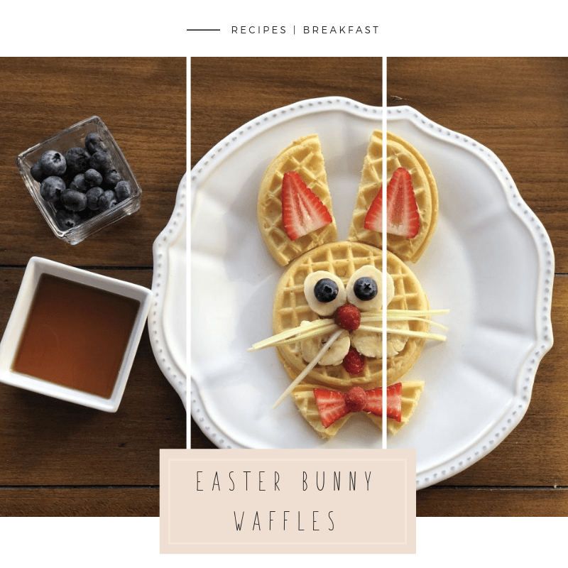 Easter Bunny Waffles