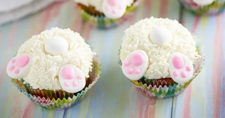 Bunny Butt Cupcake