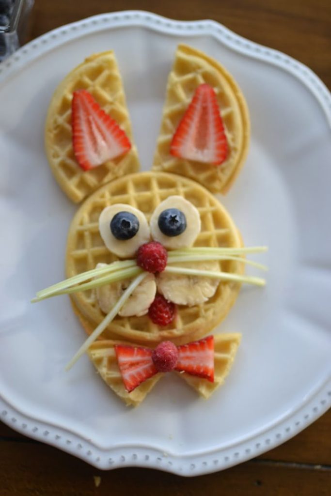 Easter Bunny Waffles