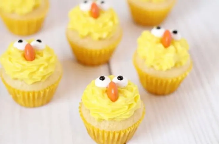 Spring Chick Cupcakes