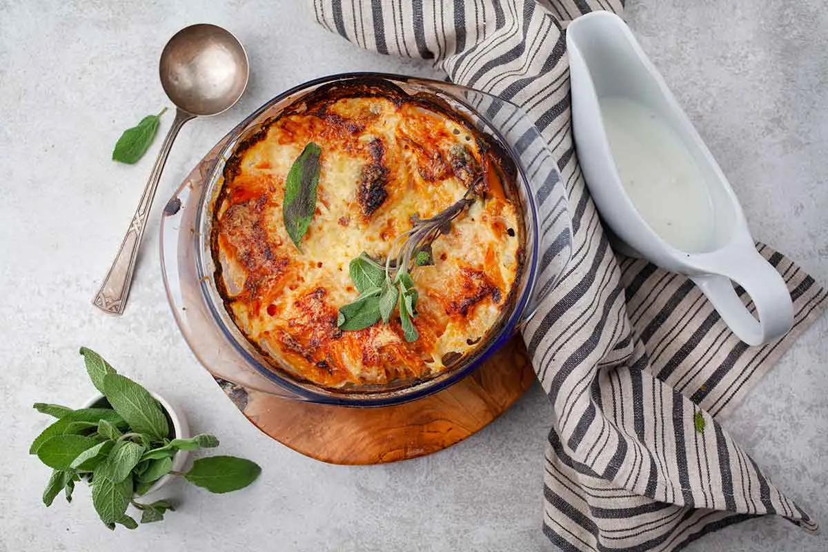 Sweet Potato Gratin with Gruyere Cheese