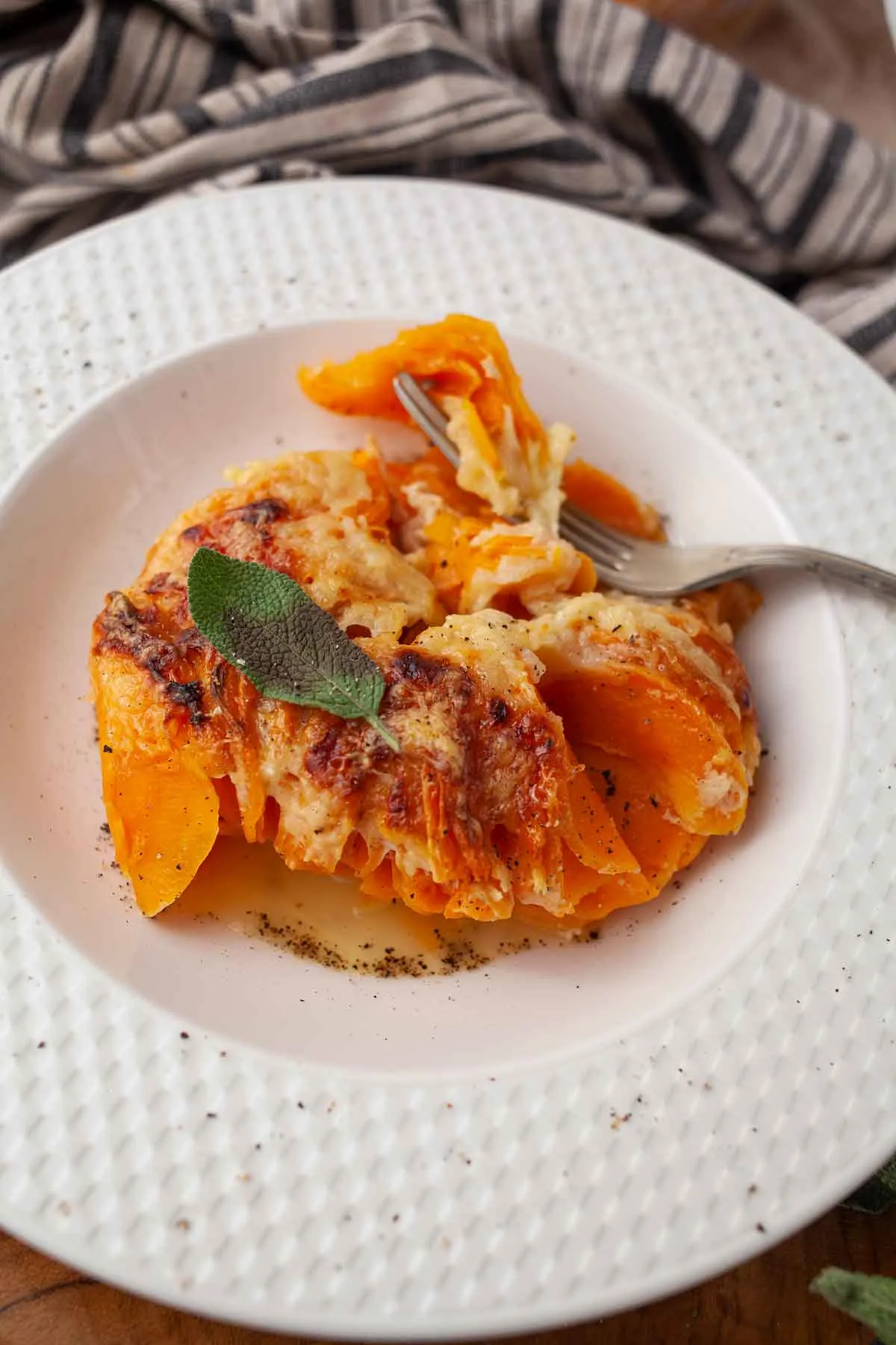 Sweet Potato Gratin with Gruyere Cheese recipe 