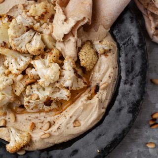 Cauliflower hummus recipe humus cu conopida