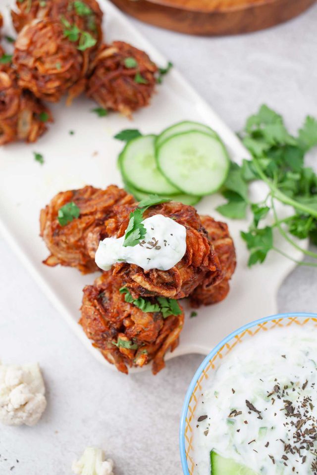 Sweet Potato Bhajis Gourmandelle