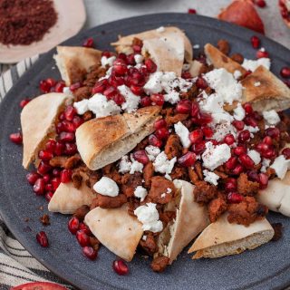 Middle Eastern Nachos vegetarian recipe