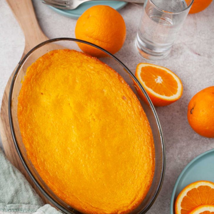 Orange pudding recipe prajitura budinca de portocale