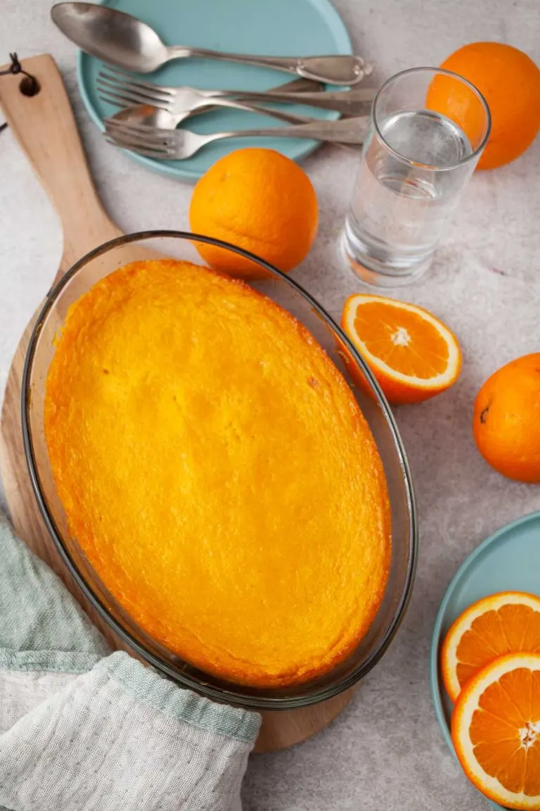 Orange pudding recipe prajitura budinca de portocale