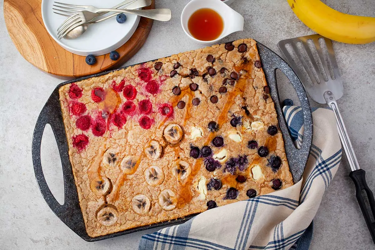 Sheet Pan Pancakes Recipe - 4 Flavors