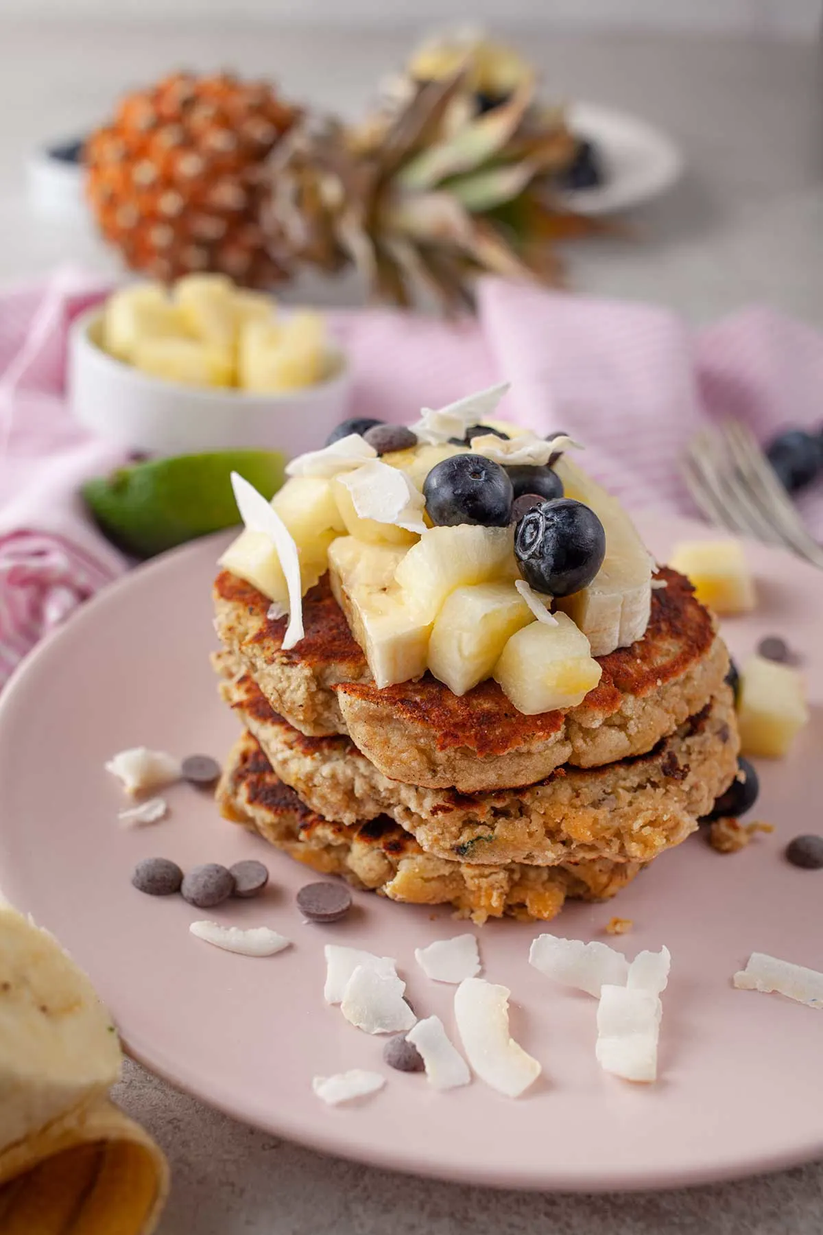 Clatite cu faina de cocos