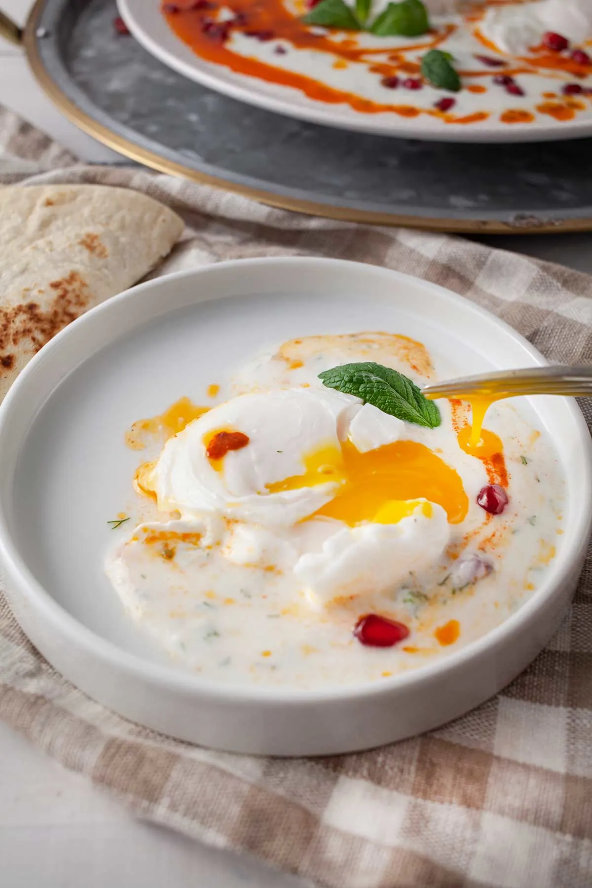 Turkish Eggs Cilbir recipe 