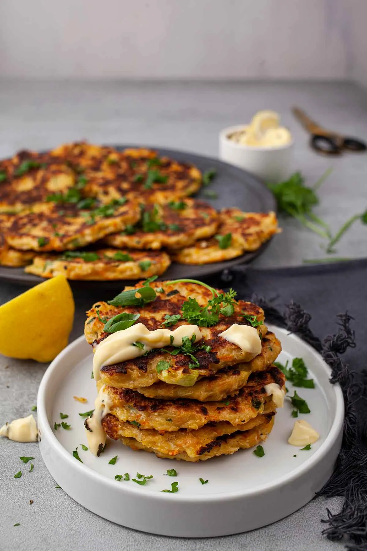 Easy Kohlrabi fritters recipe 