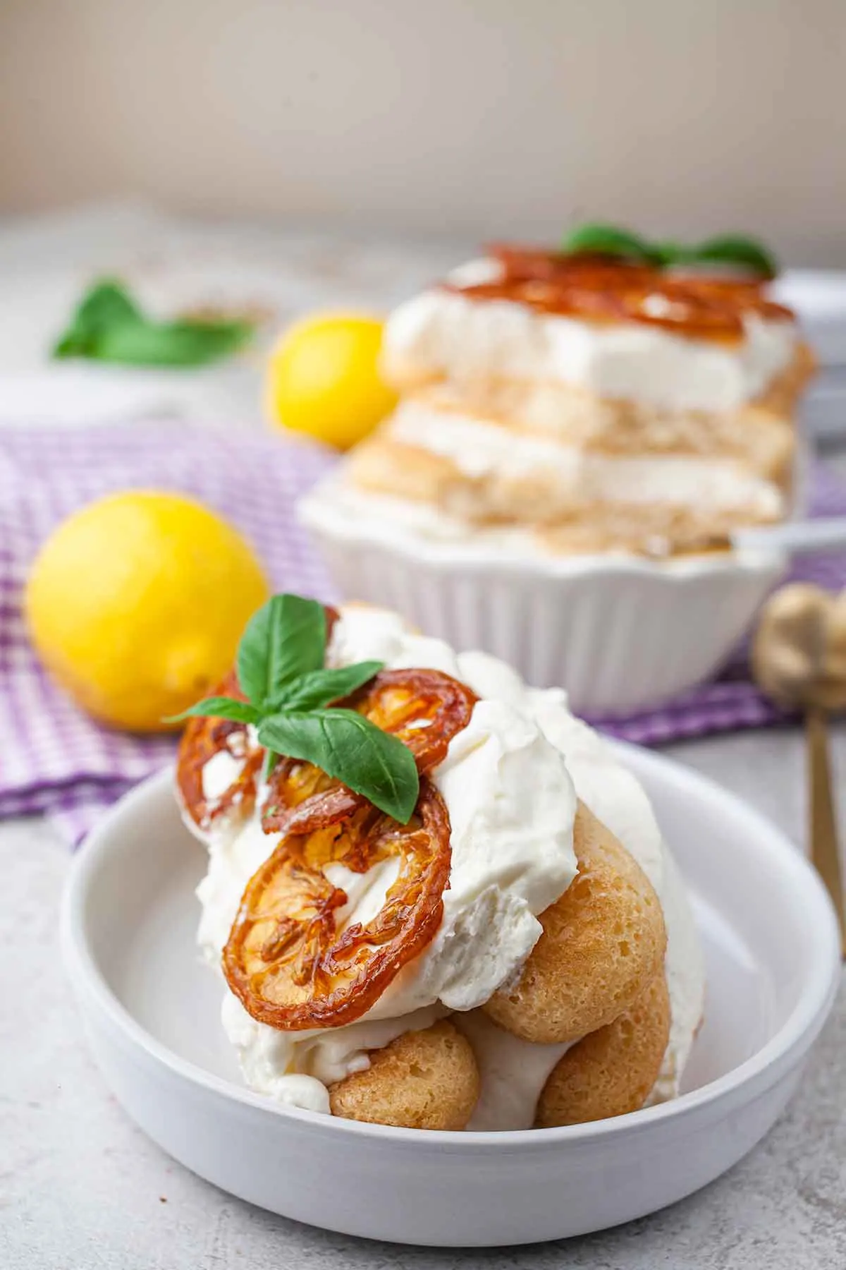 Limoncello Tiramisu with Caramelized Lemons Summer Recipe