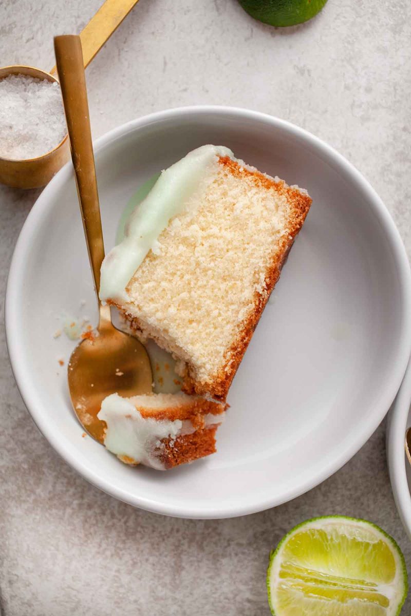 Margarita Cake with lime and tequila