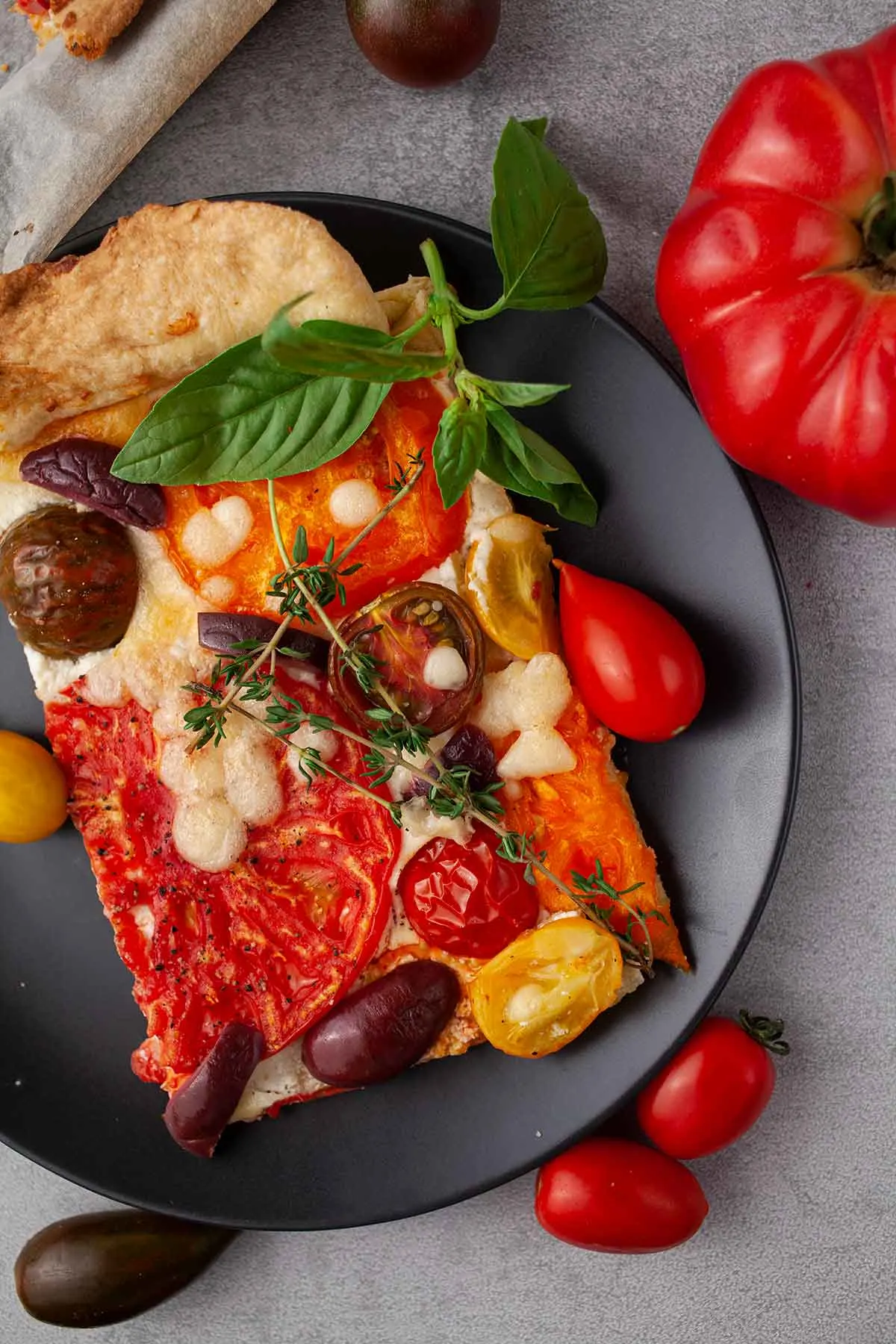 Mediterranean Tomato Tart with Olives