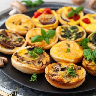 Mini quiche recipe with vegetarian options retete de mini quiche