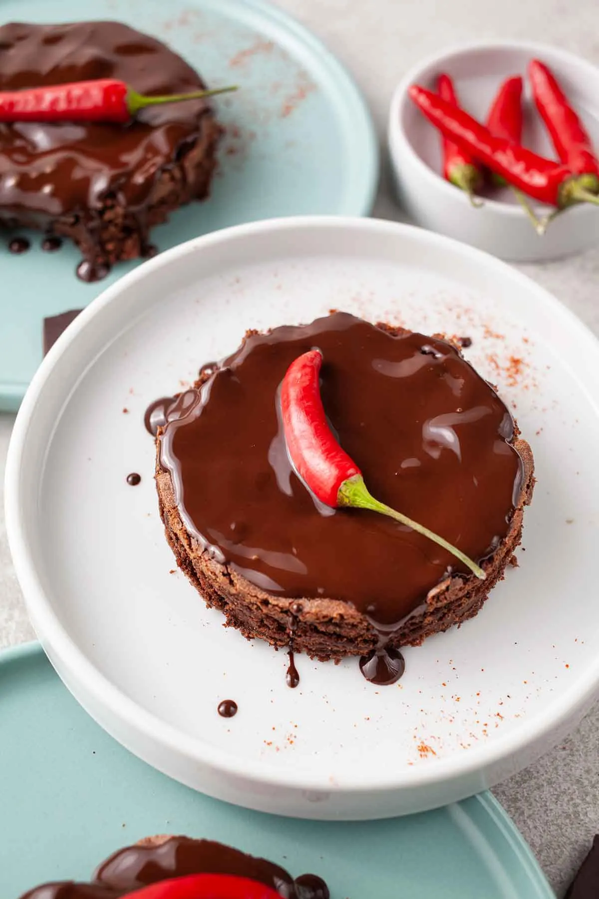 Brownies picante cu ciocolata si chili 