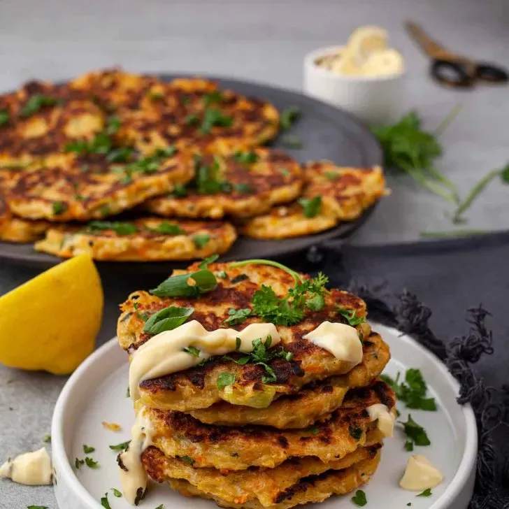 Kohlrabi fritters recipe chiftelute de gulii