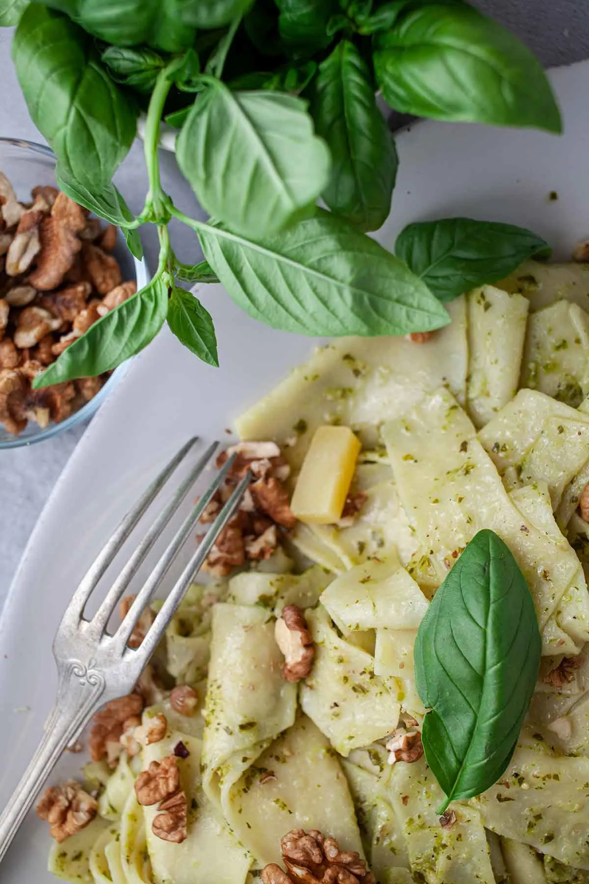 Broken Lasagna with Walnut & Gruyere Cheese Pesto recipe