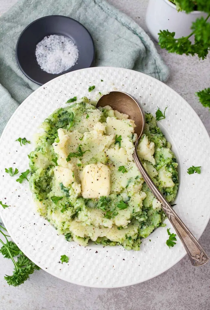 Colcannon Irish Mashed Potatoes piure de cartofi irlandezi