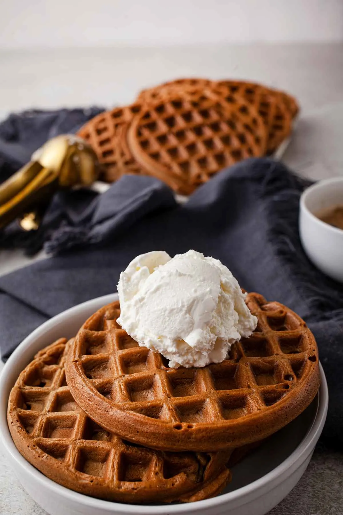 Easy Breakfast Coffee waffles