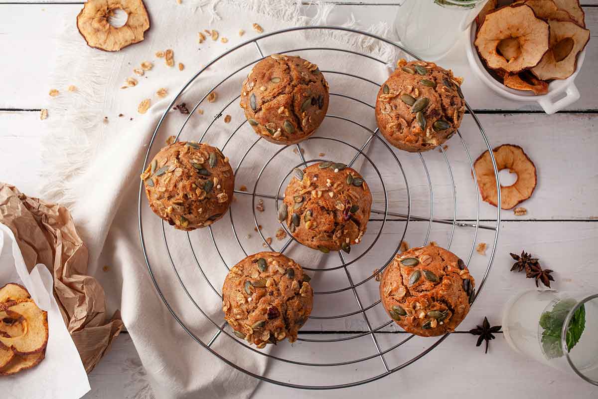 Healthy Apple Muffins Dessert 