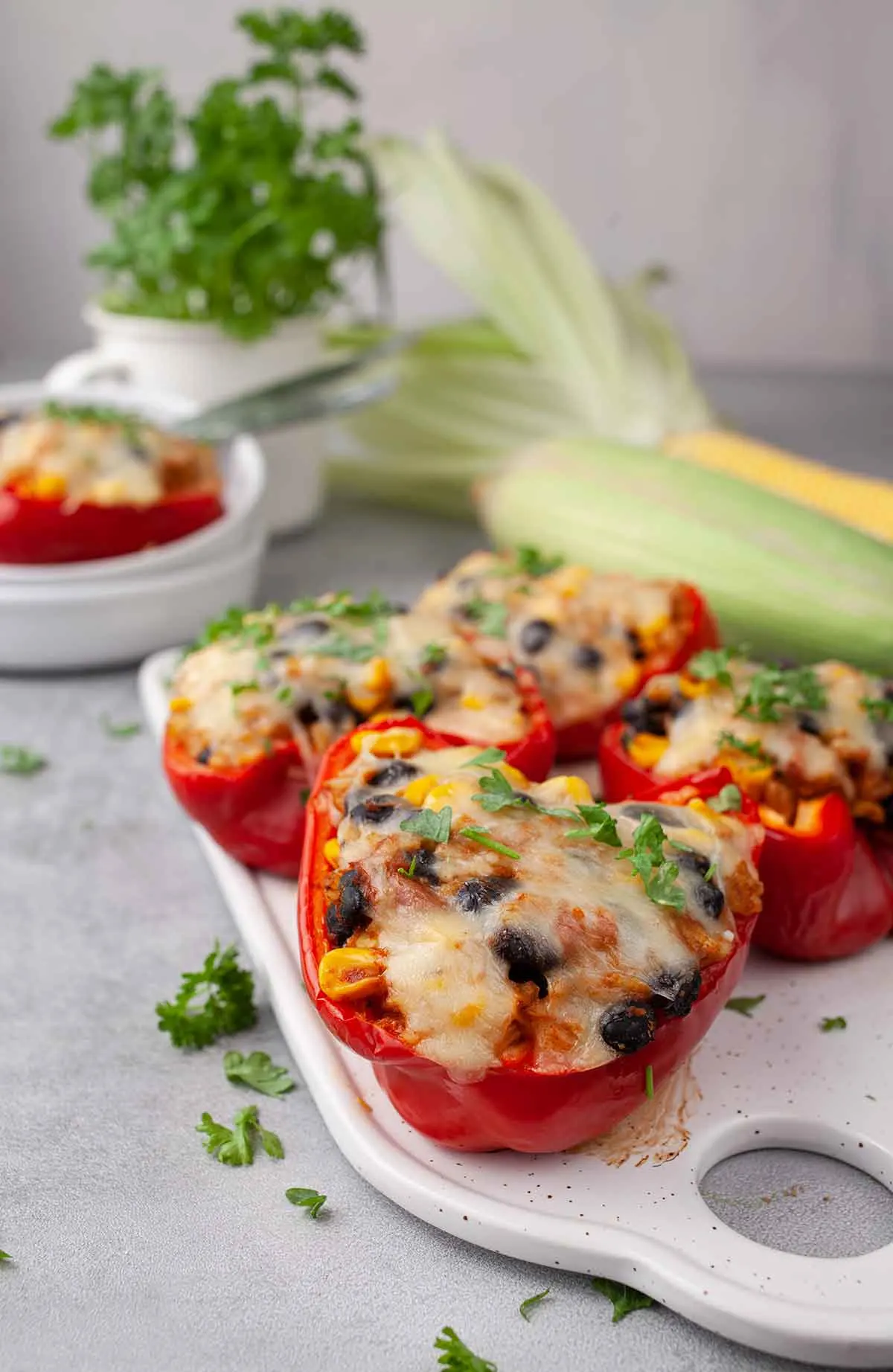 Mexican Stuffed Peppers vegetarian