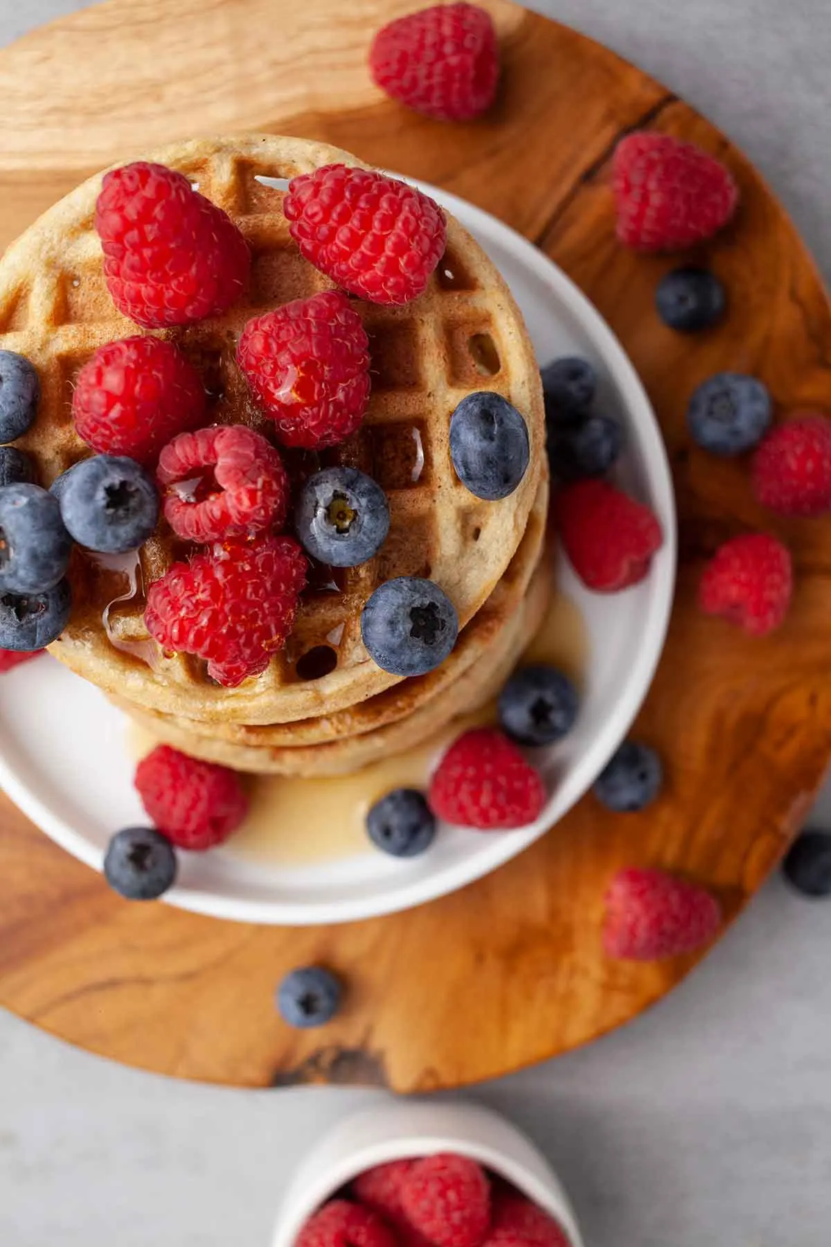 Almond Flour Waffles Dessert