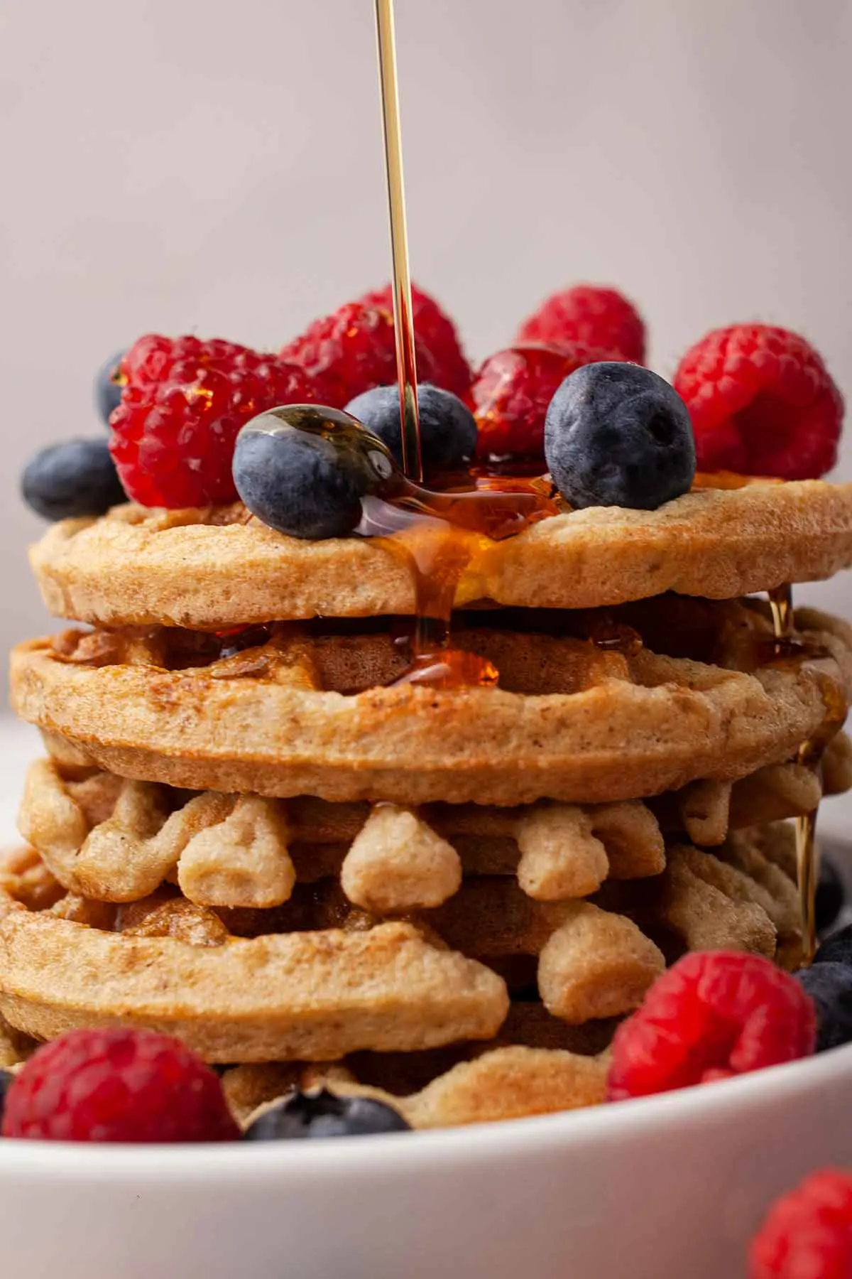 Almond Flour Waffles gofre cu faina de migdale