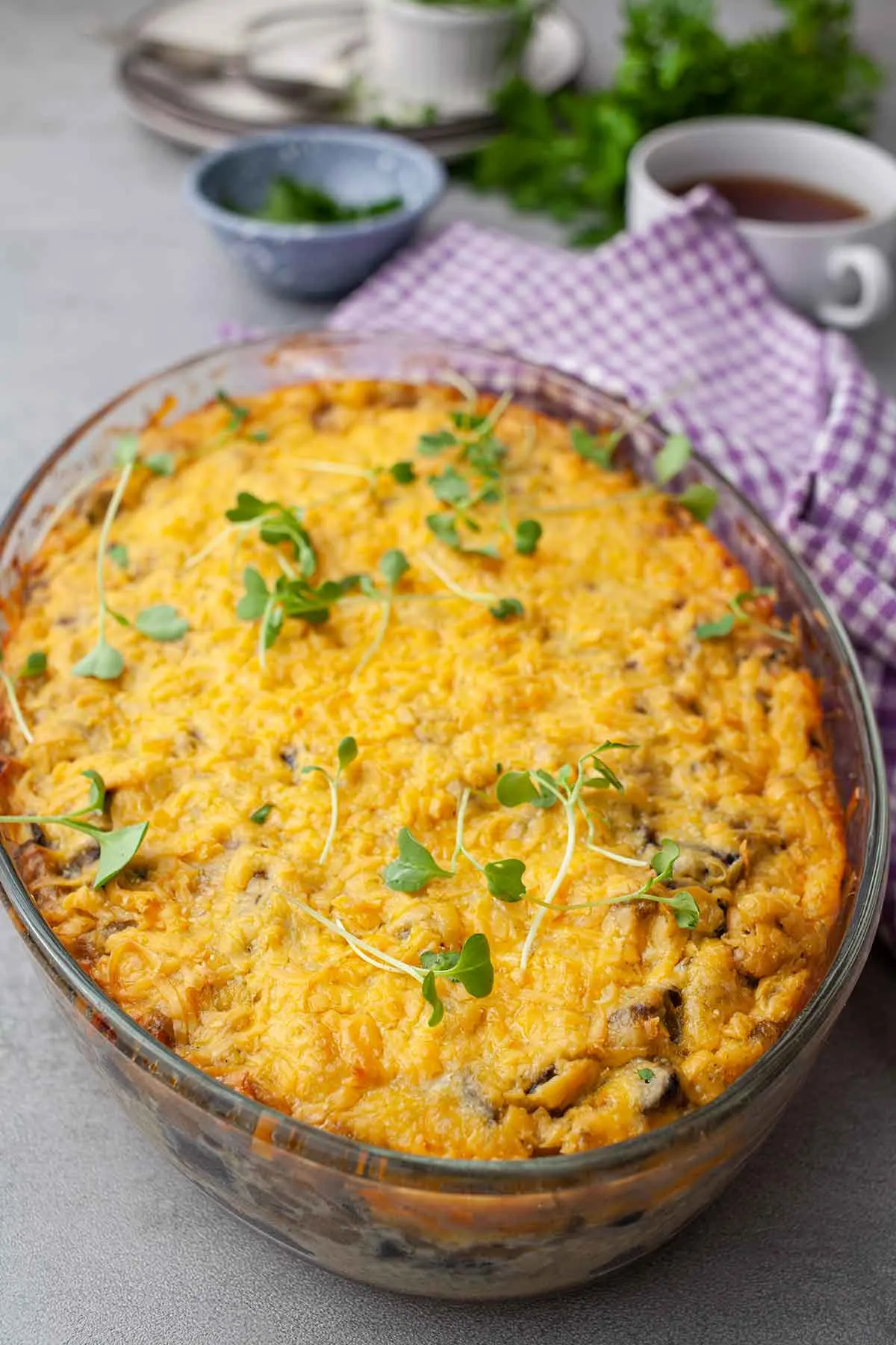 Breakfast casserole with hash browns recipe 