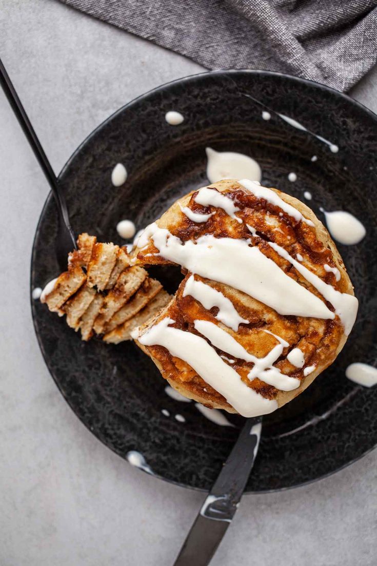 Cinnamon Pancakes - swirl clatite cu scortisoara reteta