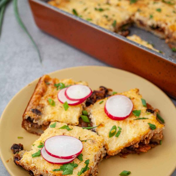 Mexican Breakfast Casserole Vegetarian mic dejun cu cartofi