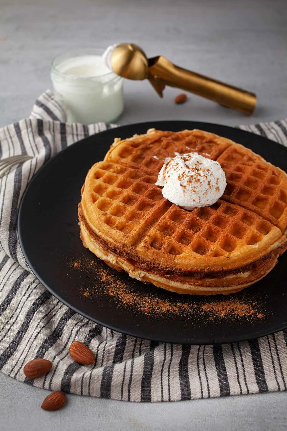 Pumpkin waffles 