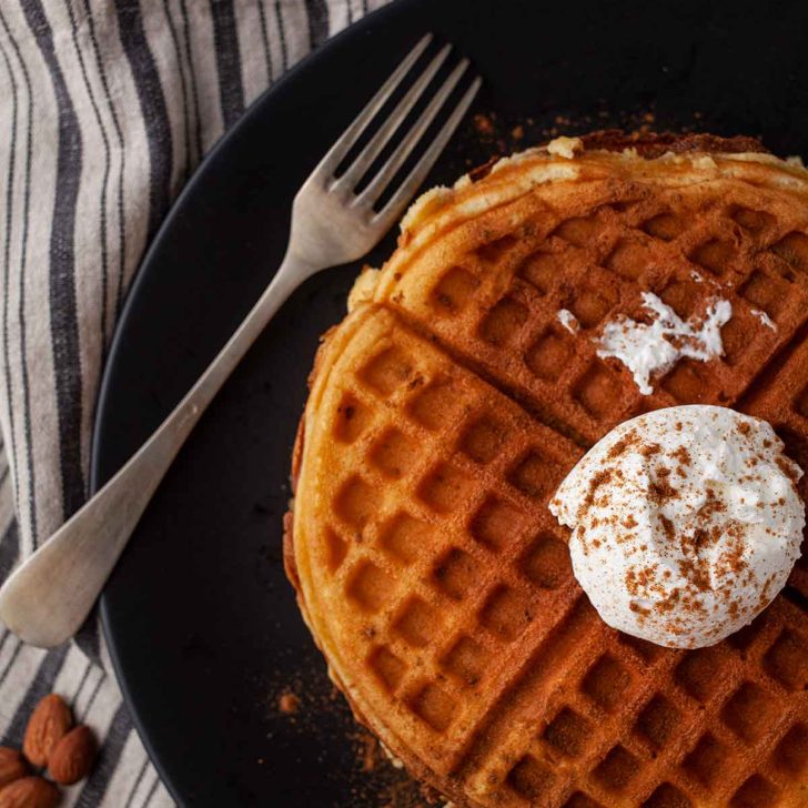 Pumpkin waffles recipe gofre cu dovleac de toamna