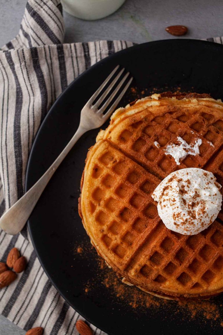 Pumpkin waffles recipe gofre cu dovleac de toamna