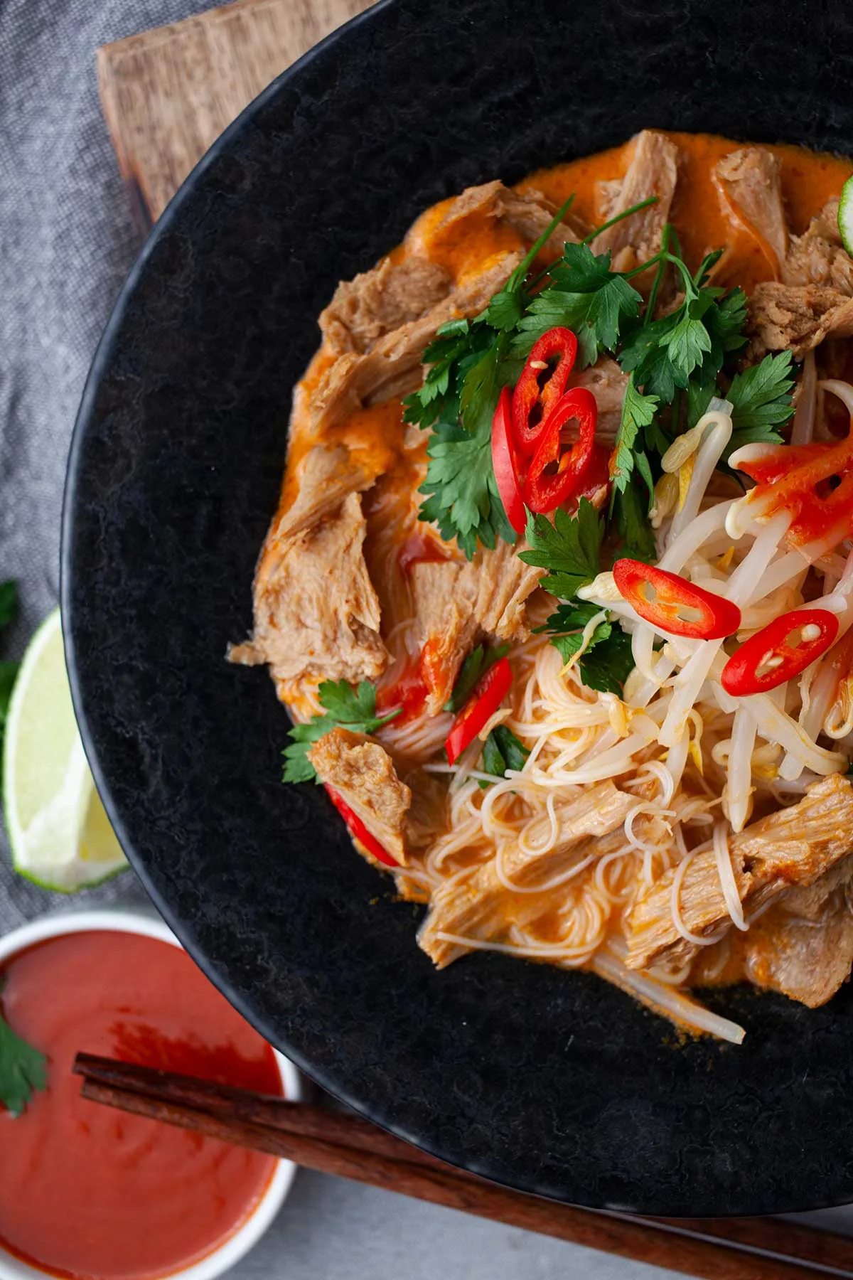 Vegan Laksa Noodles Asian Recipe