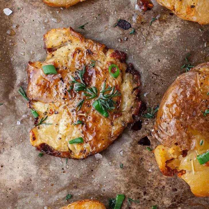 Easy Smashed Potatoes Recipe Cartofi zdrobiti reteta usoara