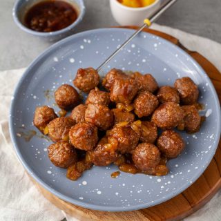 Sweet Hawaiian Teriyaki Balls Made Vegetarian Recipe