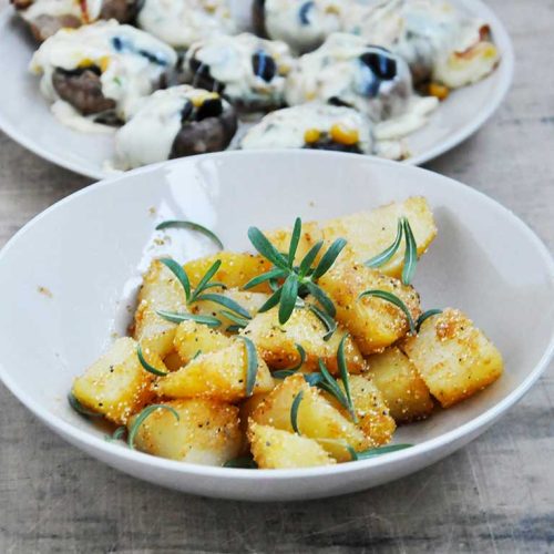 cornmeal potatoes cartofi in malai