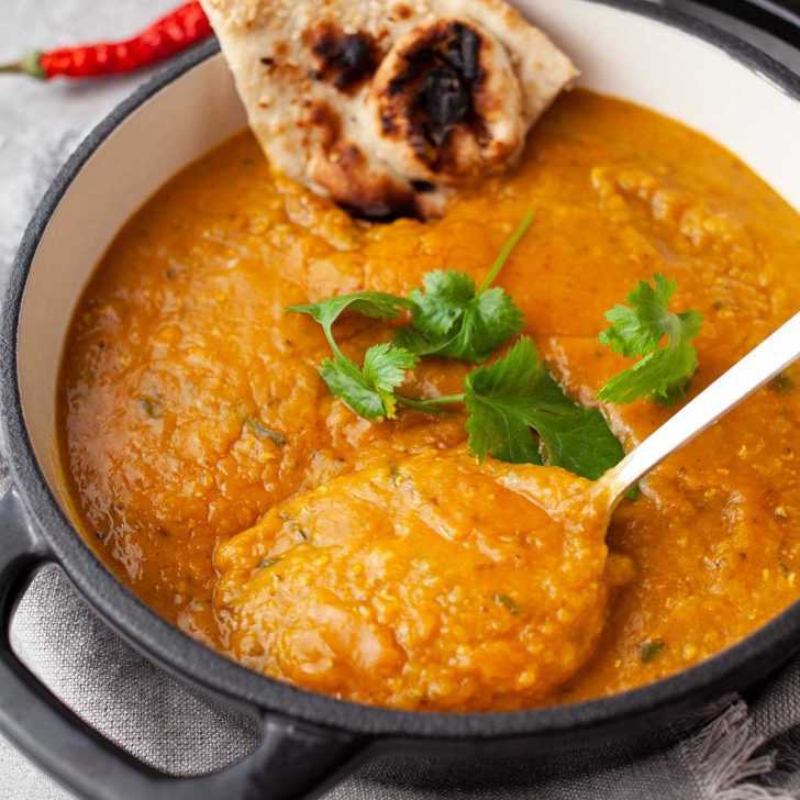 Indian Red Lentil Recipe Curry de linte rosie reteta