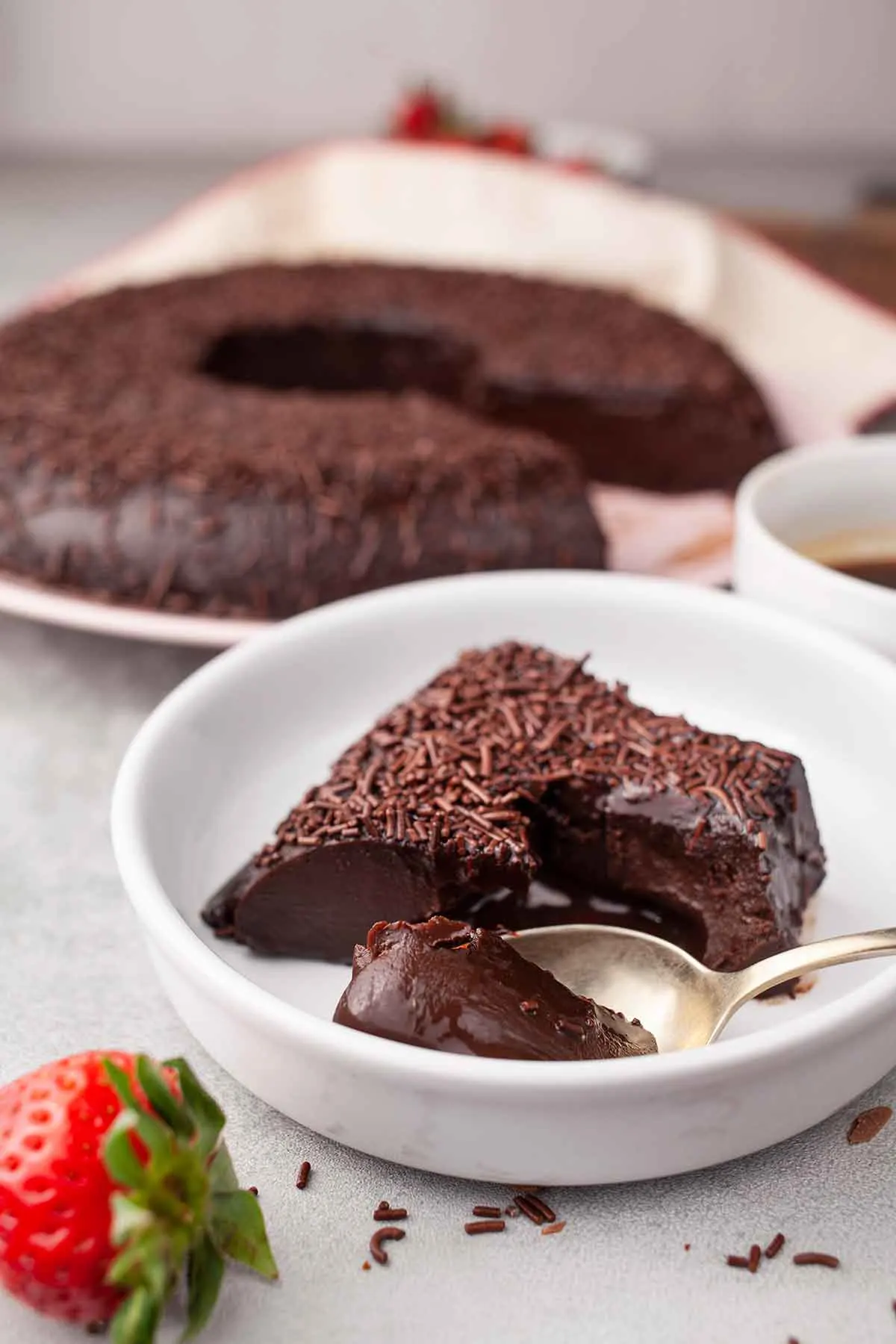 Chocolate Fudge Flan Dessert 