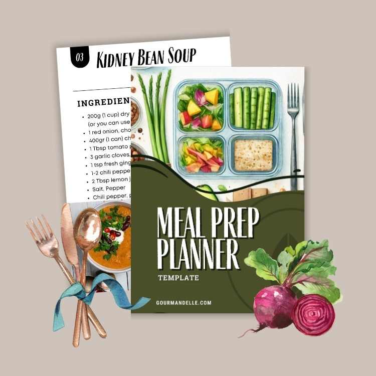 Meal Prep Planner Template