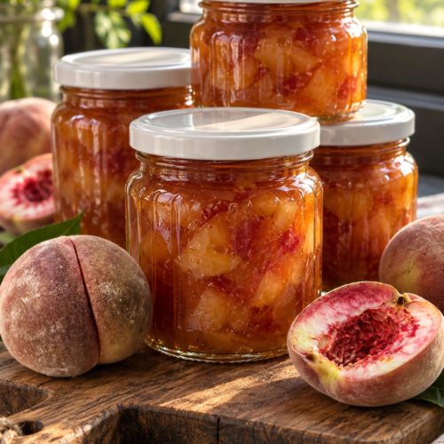 Homemade Peach Jam No Pectin, Easy