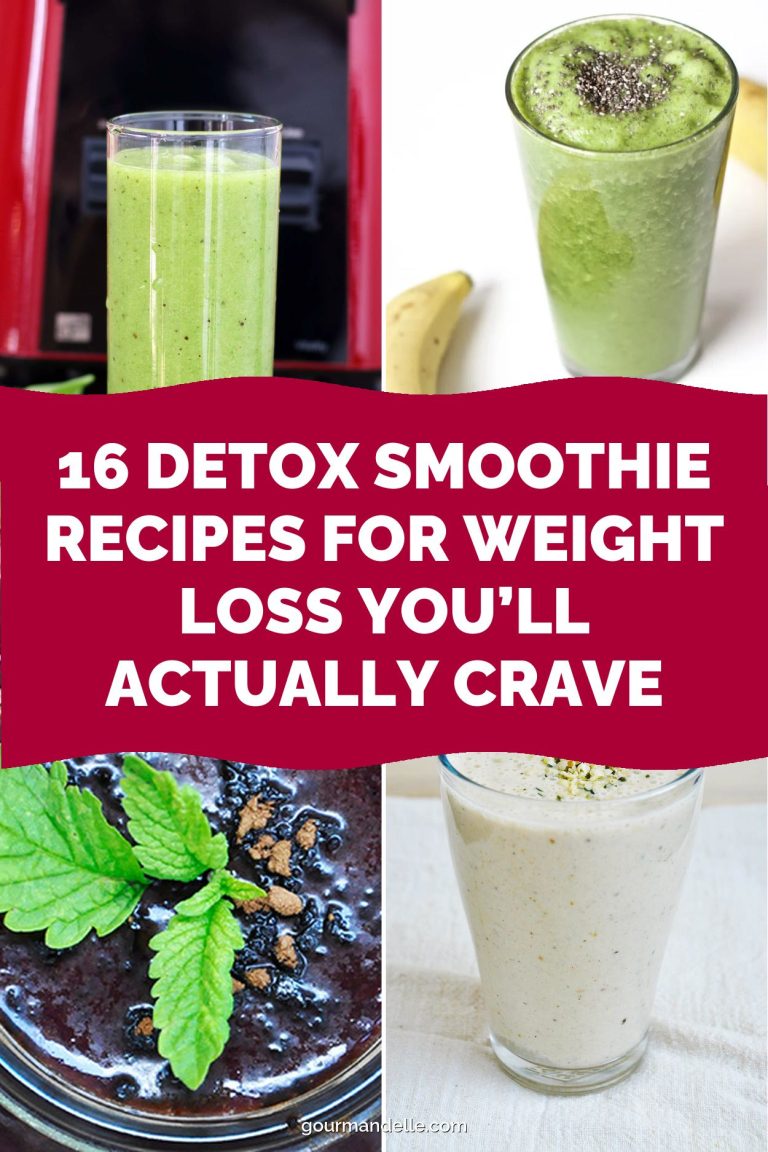 16 Detox Smoothie Recipes for Weight Loss You’ll Actually Crave